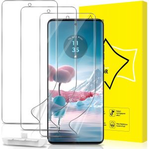 Lot De 3, Protection Ecran Pour Motorola Moto Edge 40 Neo [Non-Verre] [Vitre Protecteur 9H Duret&eacute;] [Sans Bulles] [Anti-Rayures] Films De Protection En Tpu Flexible - Neuf