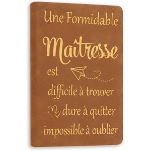 Cadeau Maitresse D'École Fin D'Année Carnet De Notes Enseignant Cahier Merci Maîtresse 2025 Cadeau Maitre Atsem Maternelle Nounou Professeur Directrice Collegue Institutrice Directeur D'École Tuteur - Neuf