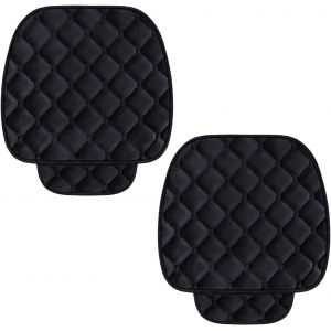 Kaleidoscope-2 Pièces Coussin De Voiture En Velours,Housse De Siege Voiture,Couvre Siege Auto Confort,Housse Siege Voiture Universel,Protection Siege Voiture Avant,Noir[Q1516] - Neuf