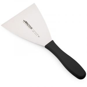 Spatule Arcos 2900- Mod&egrave;le 299725 En Acier Inoxydable Nitrum Et Mango Lame Ergonomique En Polypropyl&egrave;ne Noir De 12,5 X 12 Cm, Avec Couvercle De Suspension. - Neuf