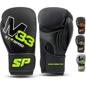 Gants De Boxe Verser Entrainement - Gant Cuir Synthétique Verser Sparring Muay Thai Sac Frappé Kickboxing Entraînement Mitaines Compétition 8 Oz - Neuf