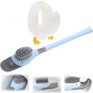 Lbgwp60-Wc Silicone - De Toilette Canard Plongeant Wc En Silicone Et Support Suspendu Anti-Goutte Antibact&eacute;rienne Balai Wc Ventil&eacute;e Toilette Animal Salle De Bain Et Wc - Neuf