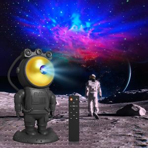 Led De Projection De Ciel Etoil&eacute;, Astronaut Projector Galaxy Nightlight Avec Nebula, Minuterie,T&eacute;l&eacute;commande, Lumi&egrave;re D'ambiance De Chambre, Cadeaux D'anniversaire Et De No&euml;l Pour Les Enfants - Neuf