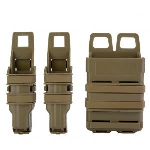 Tactic Molle Holster Chargeur Sac Fusil Pistolet Mag Pochette Set Pour La Chasse Militaire (Couleur Sable) - Neuf