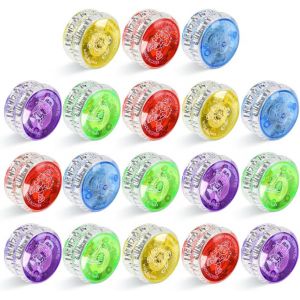 Dda-Yoyo, 18 Pièces Yoyo Lumineux Yoyo Professionnel Pour Enfant Et Débutants, Yoyo Toy Pour Cadeaux D'anniversaire, Fêtes Et Célébrations - Neuf