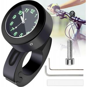 Montre De Moto, Montre De Guidon De Moto &Eacute;tanche Et Phosphorescente, Montre Num&eacute;rique, Montre De Guidon, Montres De Moto Pour Guidon, Montre De V&eacute;lo De Moto, Montre De Montage De Guidon Pour - Neuf