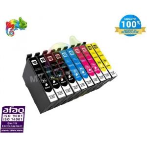 18XL Cartouches d'encre, Remplacer Les Expression 18XL 18 XL Cartouches, Compatible avec Epson Expression Home XP-205 XP-215 XP-225 - Neuf