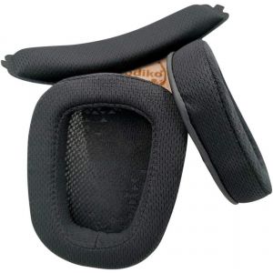 Coussinets et arceau de rechange pour casque de jeu Logitech G633 G933 G635 G935 G633S G933S (tissu en maille noire) - Neuf