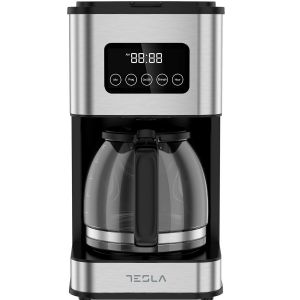 Tesla - Cafeti&egrave;re filtre programmable 1.5l 12 tasses inox CMF201BX - Neuf