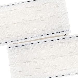 KALANKA-Bande T&ecirc;te de Rideau Fronc&eacute;e Blanche 75 mm &iquest; 10 M&egrave;tres &iquest; Rideaux Amovibles - Neuf