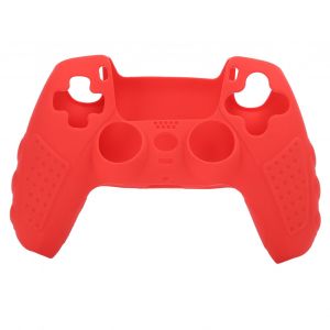 Poignee De Protection Antiderapante En Silicone De Qualite Alimentaire Pour Manette De Jeu Ps5 (Rouge) - Neuf