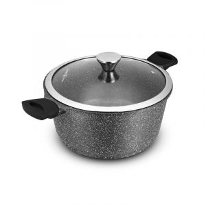 Faitout En Fonte D'aluminium 24cm Avec Couvercle Gisors Ft24tfi - Neuf