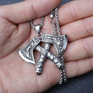 Collier De Mode Chaude Transfrontalière Européenne Et Américaine Avec Collier En Acier Inoxydable Pendentif Du Commerce Extérieur En Acier Titane Pour Hommes Et Femmes - Neuf