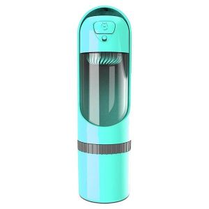 Bouteille D'eau Portable 2 En 1 Pour Animaux De Compagnie Avec Filtre Et Compartiment À Nourriture - Étanche, Légère, Idéale Pour Les Chiens, Les Chats Et Les Aventures En Plein Air - Neuf