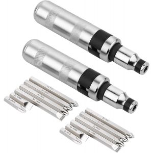 Tournevis a Frapper Tournevis à Frapper Professionnel avec Embouts Carrés Conducteurs 1/2"" (16 pièces) - Neuf