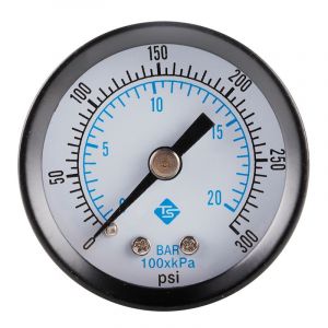 0-20 bar/0-300 psi Axial de la Jauge de Pression, en Acier Inoxydable Fonte, en Bas du Mont 1/8"" BSPT, l'Air, l'Eau de la Jauge de Pression Hydraulique Manomètre de Pression de Ma - Neuf