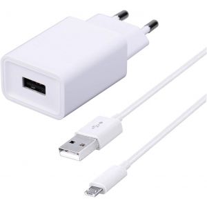 Chargeur Usb Et Cable Compatible Avec Xiaomi Redmi A2/9A/12C/A1/9C/7A/7/S2/6A/6.(Blanc,1.5M Cable) - Neuf