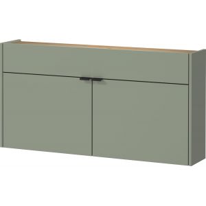 SUBZONAL-Germania Armoire Polyvalente Suspendue 1398-629 GW-Ameca, en Coloris Vert Taupe/ch&ecirc;ne, Profondeur Faible, Optimale dans Les Couloirs &Eacute;troits, 110 x 57 x 22 cm (l x h x p) - Neuf