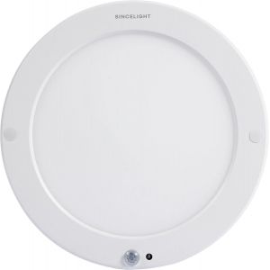 Kal-Luminaire Monté Au Plafond Avec Capteur De Mouvement À Led Pir, Forme De Panneau Ultra-Mince De 18 W, Marche/Arrêt Automatique Du Crépuscule À L'aube (Ou Jour Et Nuit) - Neuf