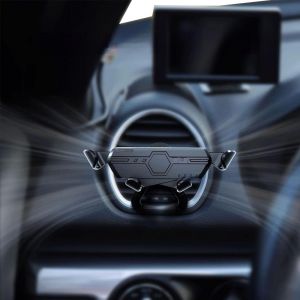 JGD-Support de t&eacute;l&eacute;phone de Voiture Rond pour Grille d'a&eacute;ration de Voiture, Circulaire - Op&eacute;ration d'une Seule Main - pour AMG/GLA/GLB/GLC/GLE/GLS/GLK/Smart 451 453 - Neuf