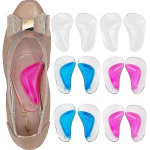 Gel Arch Support Pads Semelles Plantaires Fasciite. 6 Paires Adh&eacute;sif High Arch Pad - Neuf