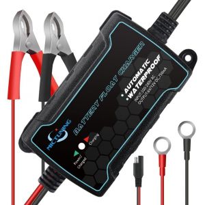 MEVRONISSHOP-Chargeur de Batterie 12V 4A Mainteneur/Automatique pour Voiture, Moto, Bateau et Plus Encore - Neuf