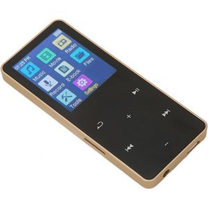 Lecteur Mp3 Avec Radio Fm Et Enregistreur Vocal, Lecteur Mp4 À Écran Tactile De 1,8 Pouces Avec Bluetooth, Lecteur De Musique Portable Hifi Loseless Léger Pour Le Sport (Rose) - Neuf