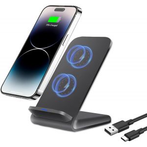 Eryi-Chargeur Induction Samsung, 15w Chargeur Sans Fil Charge Rapide Pour Iphone 11 12 13 14 15 16 Pro Max Plus 16e, Samsung Galaxy S25 Ultra S24 Fe S23 S22 S21 S20 Google Pixel 9 Pro 9a 8 A 7 6 Xl, - Neuf