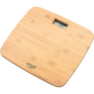 Ad 8173 Pèse-Personne En Bambou Pour Salle De Bain - Neuf