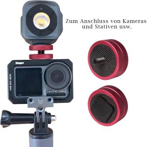 Adaptateur Sabot De Flash Avec Filetage 1/4"", Adaptateur Hot Shoe, Vis Pour Flash, Avec Tapis En Caoutchouc, Pour Cam&eacute;scopes,Appareils Photo,Dslr[Z281] - Neuf