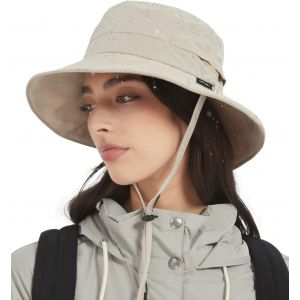 Femme Bob Chapeau De Pluie Imperméable,Chapeau Souple De Soleil Anti-Uv Upf50+,D'été Pliable Pour Homme Randonnée,Voyage.[Z68] - Neuf