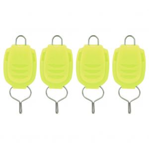 Lot De 4 Planches A Enrouler Pour Fil De Peche (Jaune) - Neuf