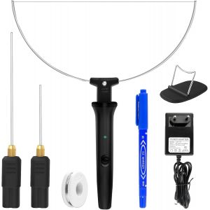 Coupeur de Mousse Electrique,coupeur de mousse en polystyrène 18W,3-en-1 coupeur de mousse à fil chaud avec alimentation électrique commutée,pour la mousse spongieuse - Neuf