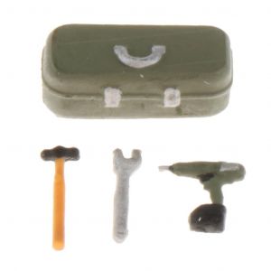 1/64 Doll Scenario Figures Plastic Repairman Figurine Doll Layout Scenery - Neuf