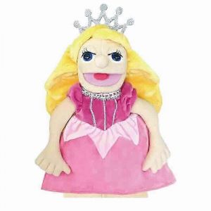 Marionnette à main en peluche douce, marionnettes amusantes, jouet professionnel, offre de 50 %-Princesse - Neuf