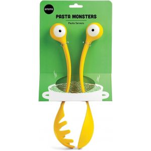 Kal-Pasta Monsters Et Couverts À Salade U2013 Gadgets De Cuisine Amusants Sans Bpa U2013 Ensemble Cuillère Et Fourchette À Salade 100% De Qualité Alimentaire U2013 Pelle À Pâtes Et À Salade U2013 - Neuf