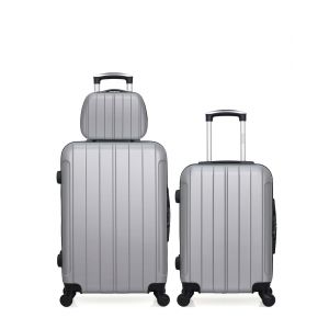 HERO - Lot de 3 - Valise weekend, valise cabine et vanity FOGO - Neuf