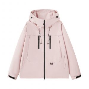 La Pluie Hommes Veste Coupe-Vent Imperm&eacute;able L&eacute;ger Confortable Xxl Rose - Neuf
