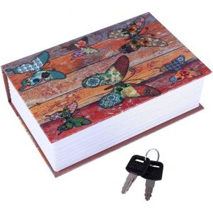 Coffre Fort De Livre, Boîte Sécurité Secrète Dictionnaire Vintage Storage Caché Clé Maison Argent Bijoux Forme Combinaison Pièce Monnaie Créatif Verrou Sécurisée Cachée Boîtier Sto[MAT790347] - Neuf