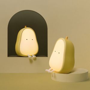 Lumière De Nuit De Led Pour Les Enfants, Rechargeable Et Réglable De La Température De Couleur, Commutateur De Contact, De Silicone, Lampe De Chevet, Idéal Pour La Chambre De Bébé, - Neuf