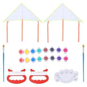 Ensemble De Cerf-Volant Graffiti Personnalisable - Jouet Volant Amusant À Faire Soi-Même Pour Enfants Avec Pigments Et Accessoires Pour Un Jeu Créatif En Plein Air ! - Neuf