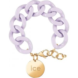 Eryi-Ice - Jewellery - Chain Bracelet - Bracelet Mailles Xl De Couleur Pour Femmes Fermé D`Une Médaille Dorée - Neuf