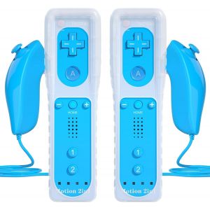 Manettes De Jeu Motion Sans Fil 2 Bleu - Neuf