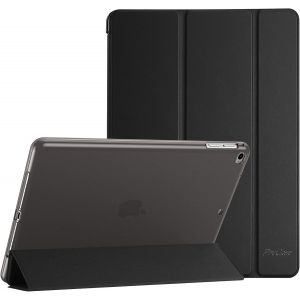 &Eacute;tui Antichoc pour iPad 9.7 Pouces 2017/2018 5&egrave;me /6&egrave;me G&eacute;n&eacute;ration, iPad Air 1/2, &Eacute;tui de Protection Cover Case, Support Fonction et Sommeil, R&eacute;veil Automatique -Noir - Neuf