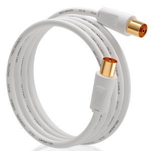 c&acirc;ble d'antenne TV c&acirc;ble d'extension conducteur en cuivre faible perte haut d&eacute;bit DVB-T DVB-T2 DVB-C DVB-S DVB-S2 5M MF - Neuf