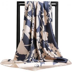Ershi-Soie Foulard Femme Écharpe Bandana Soie Le Petit Carré Satiné Tête Foulards Echarpes Fichus Et Foulards De Tête Etoles[914] - Neuf