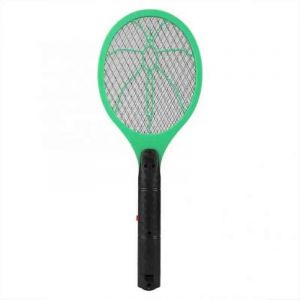 Raquette Anti-Moustiques Électrique,Alimentation Par Batterie,Tueur D'insectes Léger,Tueur D'insectes,Raquette Portable,Accessoires Pour La Maison,Outils D'été - Type Green #A - Neuf