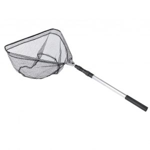 Épuisette De Pêche Triangulaire Pliable Et Durable De 1,5 M Avec Manche Télescopique - Neuf