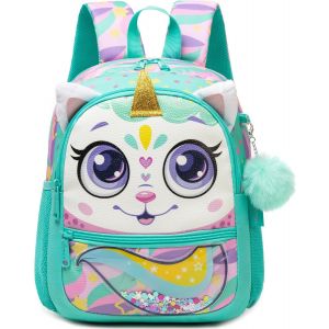 Sac à Dos Licorne Enfant,Sac à Dos Cartable Fille Sac à Dos Enfant pour Ecole Maternelle,Crèche Garderie - Neuf