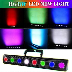 8 Led Rgbw 4in1 Dmx Lampe Murale Pour Bar Vacances Décorer (Prise Ue) - Neuf